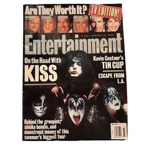 Entertainment Weekly Magazine 340 August 1996 Kiss On The Road